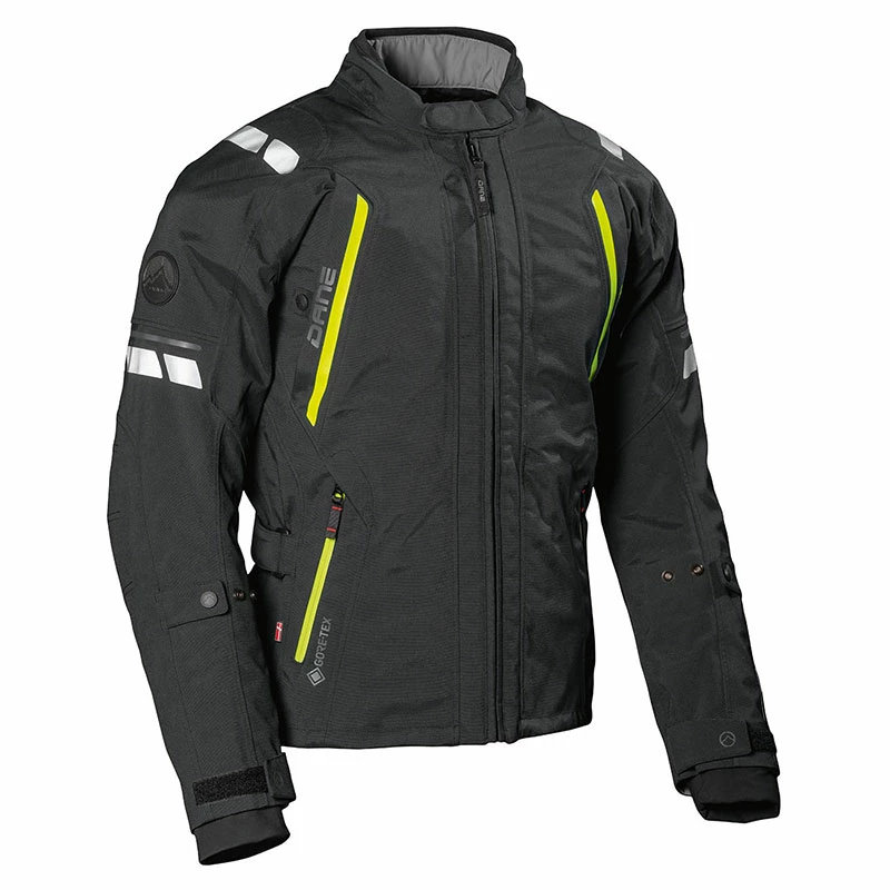 Tessuto Giacca Dane Elling Nero Giallo 3 Tessuto Giacca Dane Elling Nero Giallo