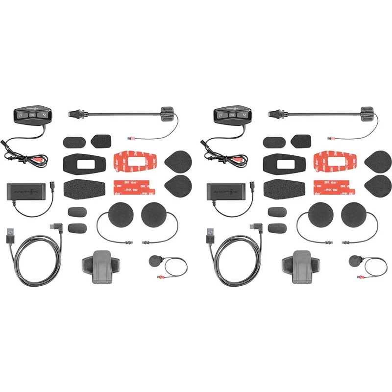 Cellularline Pilota Passeggero Interfono Interphone U-com 2 Doppio 4 Cellularline Pilota Passeggero Interfono Interphone U-com 2 Doppio - immagine 2