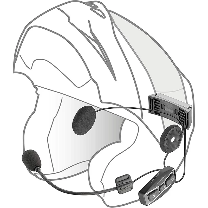 Cellularline Moto Moto Interfono Interphone U-com 4 Singolo 4 Cellularline Moto Moto Interfono Interphone U-com 4 Singolo - immagine 2